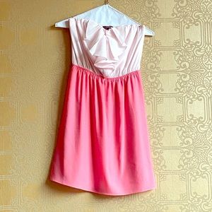 Pink Express strapless sundress